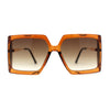 Womens Oversized Rectangle Butterfly Fashion Designer Sunglasses