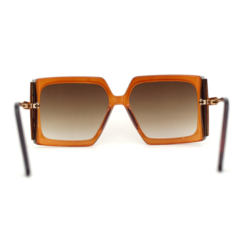 Womens Oversized Rectangle Butterfly Fashion Designer Sunglasses
