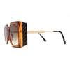 Womens Oversized Rectangle Butterfly Fashion Designer Sunglasses