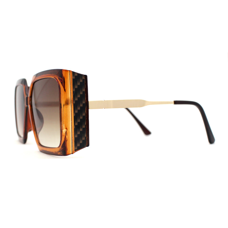 Womens Oversized Rectangle Butterfly Fashion Designer Sunglasses