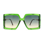 Womens Oversized Rectangle Butterfly Fashion Designer Sunglasses