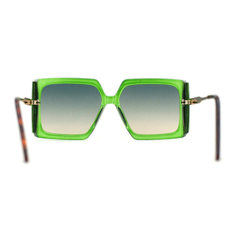 Womens Oversized Rectangle Butterfly Fashion Designer Sunglasses