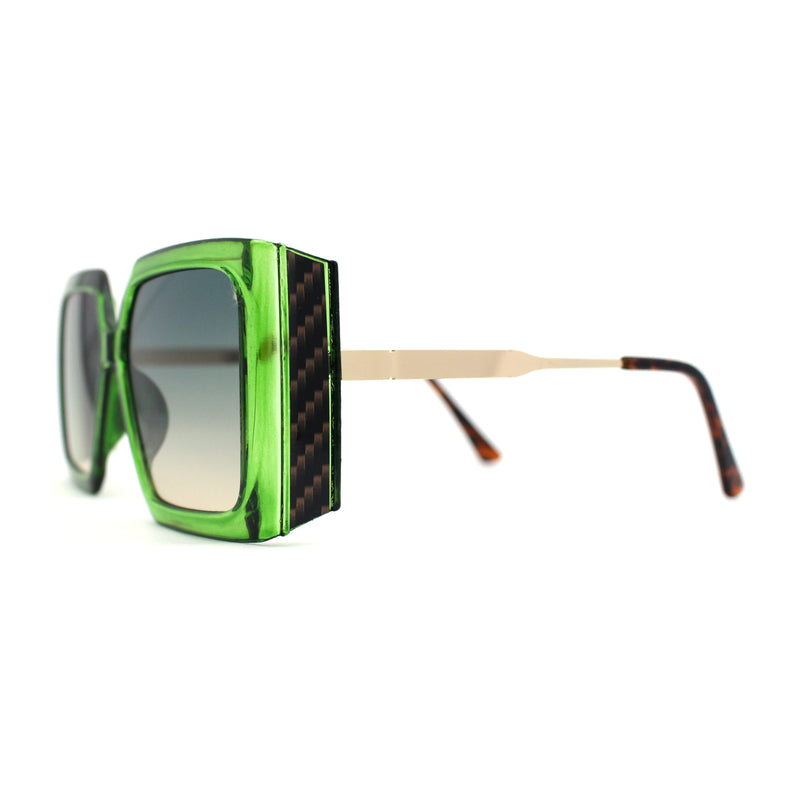 Womens Oversized Rectangle Butterfly Fashion Designer Sunglasses