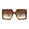 Womens Oversized Rectangle Butterfly Fashion Designer Sunglasses