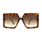Womens Oversized Rectangle Butterfly Fashion Designer Sunglasses
