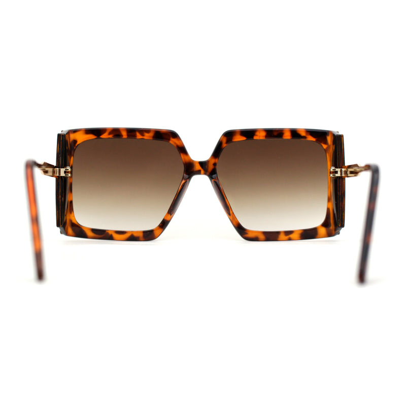 Womens Oversized Rectangle Butterfly Fashion Designer Sunglasses