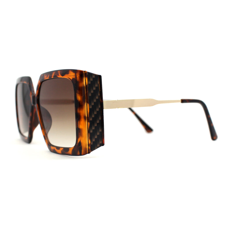 Womens Oversized Rectangle Butterfly Fashion Designer Sunglasses