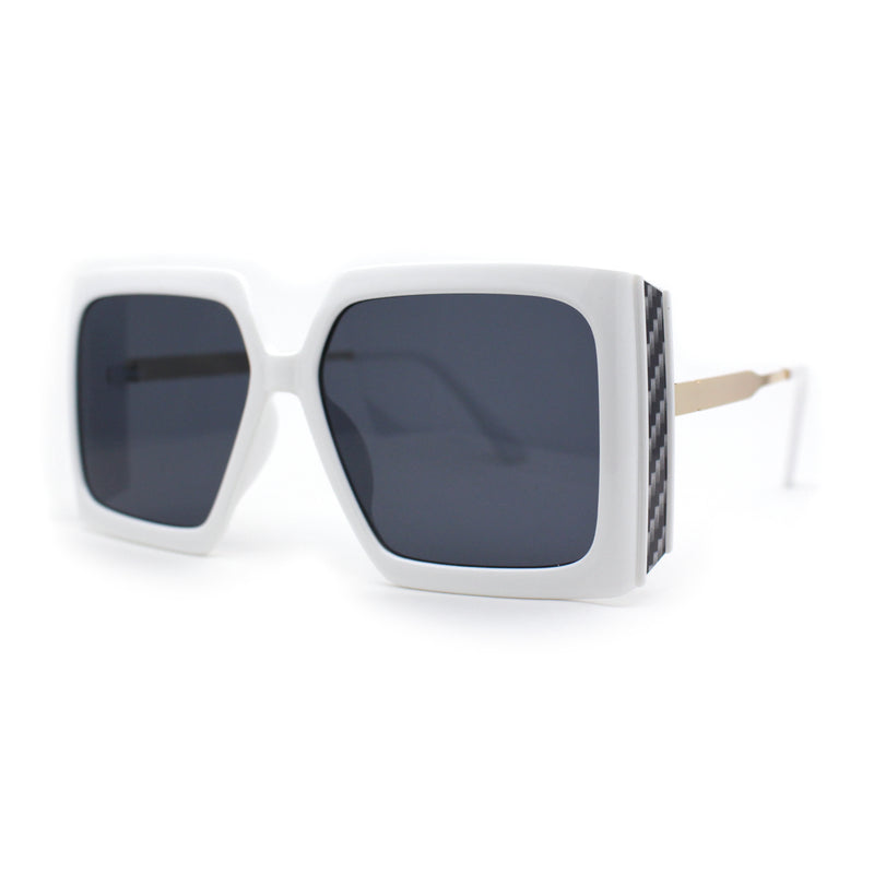 Womens Oversized Rectangle Butterfly Fashion Designer Sunglasses