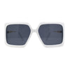 Womens Oversized Rectangle Butterfly Fashion Designer Sunglasses