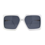 Womens Oversized Rectangle Butterfly Fashion Designer Sunglasses