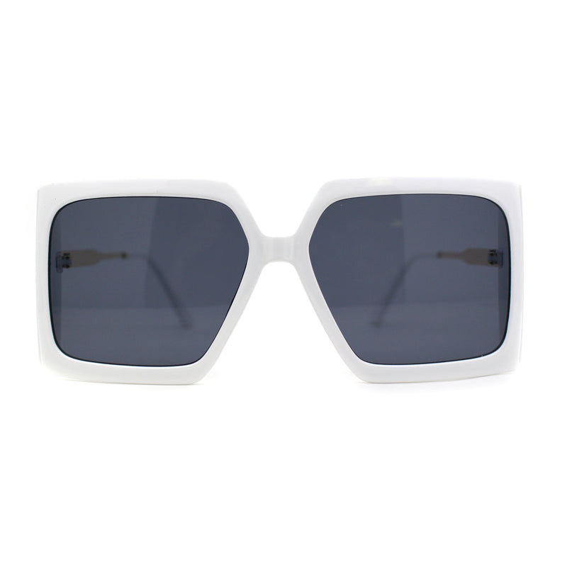 Womens Oversized Rectangle Butterfly Fashion Designer Sunglasses