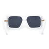 Womens Oversized Rectangle Butterfly Fashion Designer Sunglasses