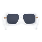 Womens Oversized Rectangle Butterfly Fashion Designer Sunglasses