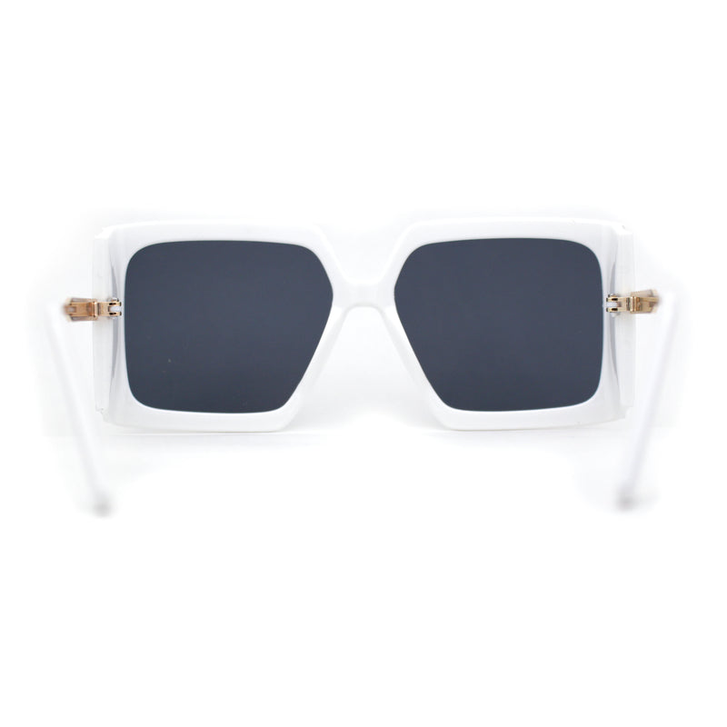 Womens Oversized Rectangle Butterfly Fashion Designer Sunglasses