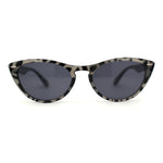 Womens Keyhole Cat Eye Retro Hipster Plastic Sunglasses