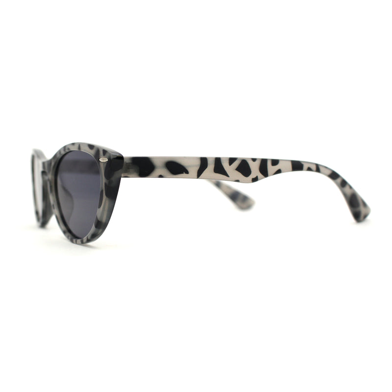 Womens Keyhole Cat Eye Retro Hipster Plastic Sunglasses