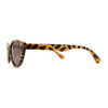 Womens Keyhole Cat Eye Retro Hipster Plastic Sunglasses