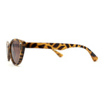 Womens Keyhole Cat Eye Retro Hipster Plastic Sunglasses