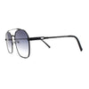 Womens Boyfriend Luxury Flat Top Double Bridge Pilots Sunglasses