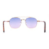 Womens Boyfriend Luxury Flat Top Double Bridge Pilots Sunglasses