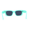 Classically Square Narrow Rectangle Plastic Womens Sunglasses