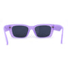 Classically Square Narrow Rectangle Plastic Womens Sunglasses