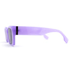 Classically Square Narrow Rectangle Plastic Womens Sunglasses