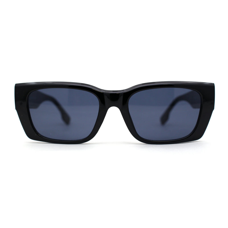 Iconic Retro Square Narrow Rectangle Plastic Womens Sunglasses