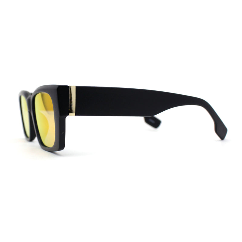 Iconic Retro Square Narrow Rectangle Plastic Womens Sunglasses