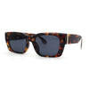 Iconic Retro Square Narrow Rectangle Plastic Womens Sunglasses