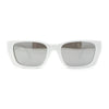 Iconic Retro Square Narrow Rectangle Plastic Womens Sunglasses