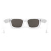 Iconic Retro Square Narrow Rectangle Plastic Womens Sunglasses