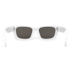 Iconic Retro Square Narrow Rectangle Plastic Womens Sunglasses