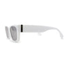 Iconic Retro Square Narrow Rectangle Plastic Womens Sunglasses