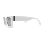 Iconic Retro Square Narrow Rectangle Plastic Womens Sunglasses