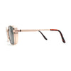 Mens Luxury Classical Narrow Rectangular Metal Rim Pimp Sunglasses