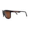 Polarized Mens Flat Top Rectangular Sport Horn Rim Sunglasses