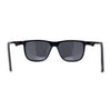 Polarized Mens Flat Top Rectangular Sport Horn Rim Sunglasses