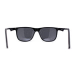 Polarized Mens Flat Top Rectangular Sport Horn Rim Sunglasses