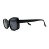 Womens Mod Rectangle Iconic Fashion Plastic Sunglasses