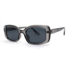 Womens Mod Rectangle Iconic Fashion Plastic Sunglasses