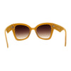 Womens Oversize Butterfly Thick Horn Rim Plastic Sunglasses