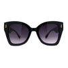 Womens Oversize Butterfly Thick Horn Rim Plastic Sunglasses