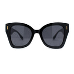 Womens Oversize Butterfly Thick Horn Rim Plastic Sunglasses