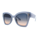 Womens Oversize Butterfly Thick Horn Rim Plastic Sunglasses