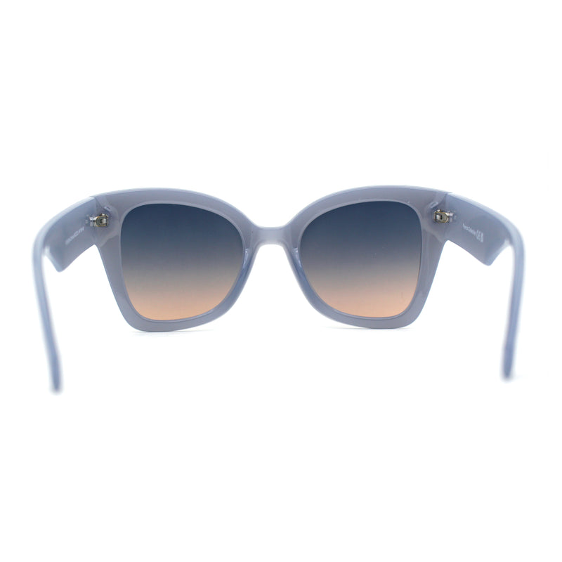 Womens Oversize Butterfly Thick Horn Rim Plastic Sunglasses