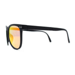 Mens Collapsible Oversize Thin Plastic Hipster Horn Rim Sunglasses