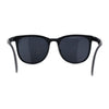 Mens Collapsible Oversize Thin Plastic Hipster Horn Rim Sunglasses