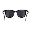 Mens Collapsible Oversize Thin Plastic Hipster Horn Rim Sunglasses