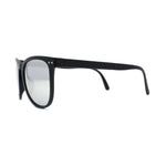 Mens Collapsible Oversize Thin Plastic Hipster Horn Rim Sunglasses